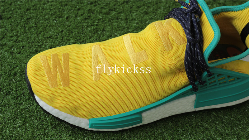 Pharrell x Adidas NMD Human Race Yellow Breathe Walk